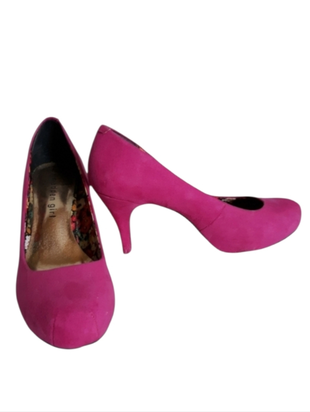 Madden Girl Hot Pink Heels Pumps SZ 6.5